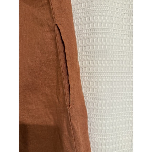 Town Clothes dress portobello clay Orange Size S‎ Linen rudy Jude  Loganlook - Picture 7 of 11